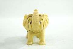Handcrafted Resin "Good Luck Elephant" Sculpture - 3 x 4