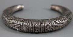Antique Berber Silver Bracelet.  Unmarked.