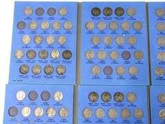 Jefferson Nickles 1938 - 1961 , 2 sets missing the same 5 coins , and 1938 - 1964 set