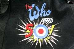 The Who Hits 50! Black Tour Duffle Bag.