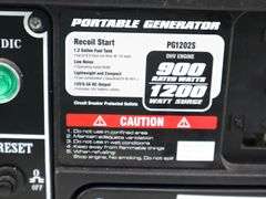 Pulsar 1200W Portable Generator