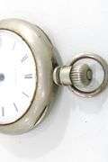Illinois Key Wind Pocket watch in Dueber Silverine case , serial 883075 , circa 1887