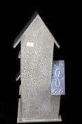 Folk Art Handcrafted Birdhouse - 17 x 7