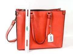 Patricia Nash Leather Ava Coral Handbag