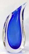 Oggetti Italian Art Glass Vase (Intact Label) - 10"