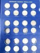 Jefferson Nickles 1938 - 1961 , 2 sets missing the same 5 coins , and 1938 - 1964 set