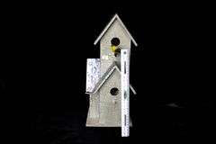 Folk Art Handcrafted Birdhouse - 17 x 7