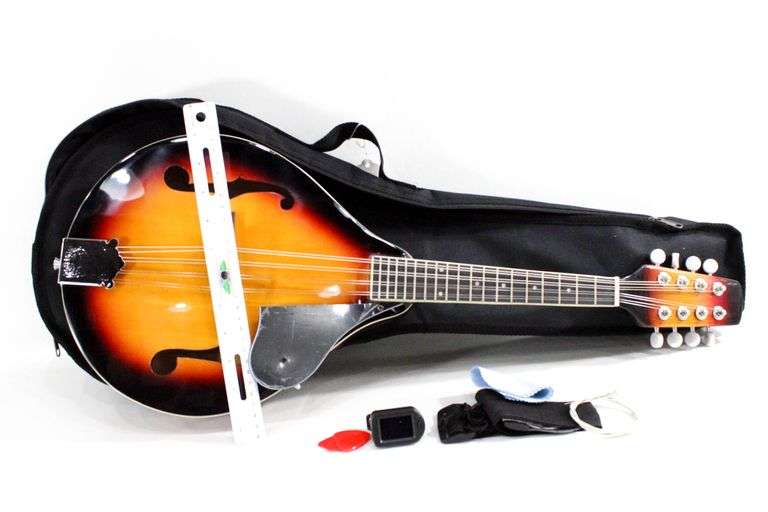 Acoustic Mandolin with Case and Accessories