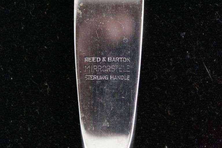 Reed & Barton Sterling Silver Handle Knives with Mirrorstele Blades