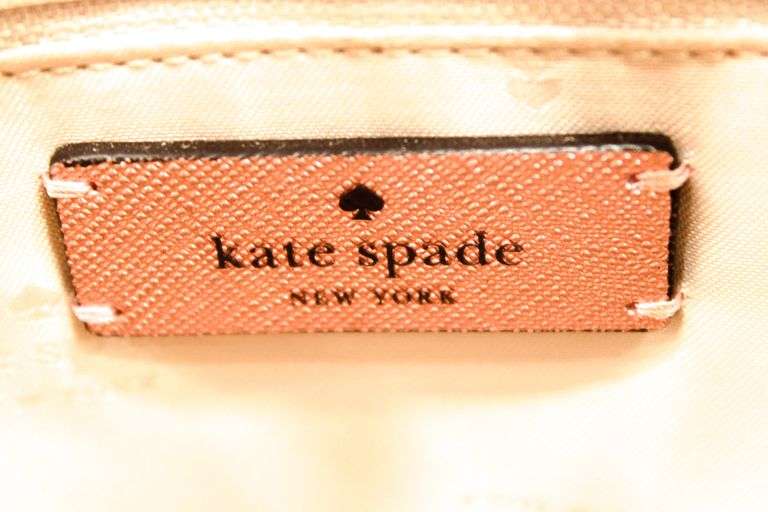 Kate Spade New York Mitten Pink Glitter Tote Shoulder Bag.