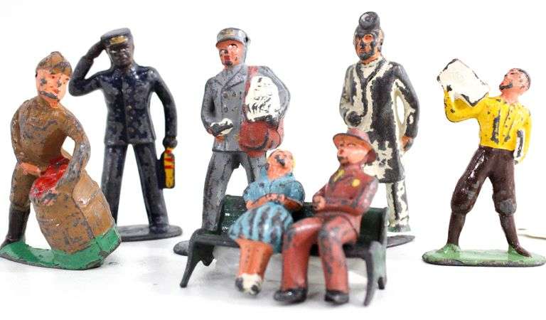 Vintage Barclay Manoil Cast Metal Toy Figures and Accessories - and ...
