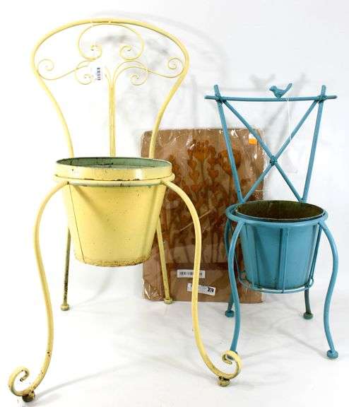 Metal Art Planters