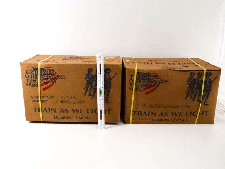 Tailored Operational Training Meals - Two Boxes of Multiple Meals Each