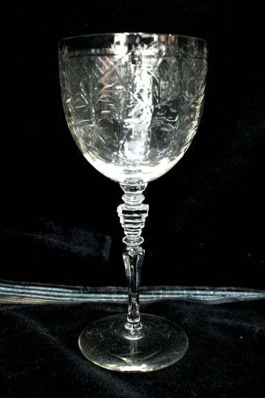 Shasta by Rock Sharpe Glass Wine Glasses with Lenox Storage Case.