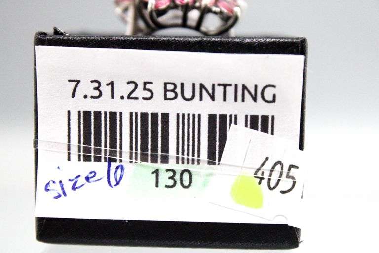 Garnet (tested), Genuine Pearl, and Sterling Silver Ring, size 6.