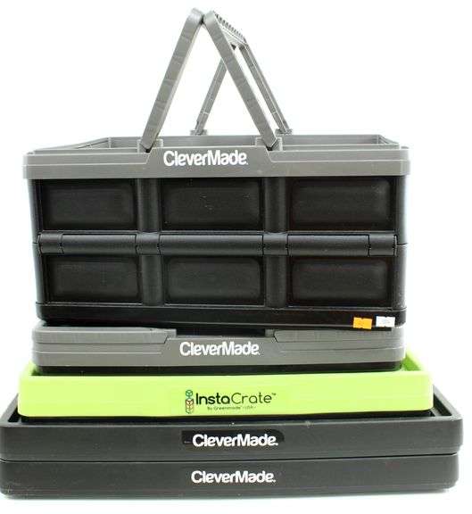 Clever Made / Insta Crate Collapsible Storage Boxes.