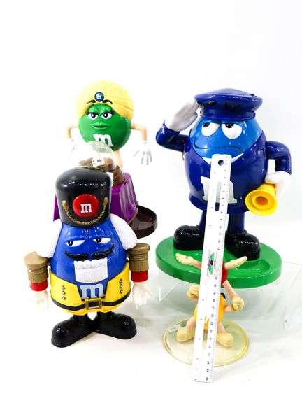 M&M Brand Holiday  Limited Edition Candy Dispensers