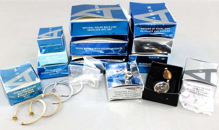 Avon Jewelry Collection in the original boxes.