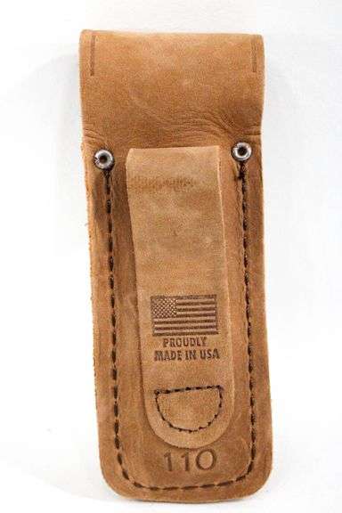 Vintage Gerber Multi tool in leather pouch .
