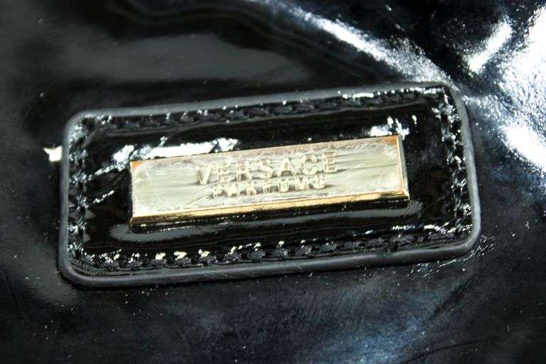 Versace Perfums Large Black Tote.