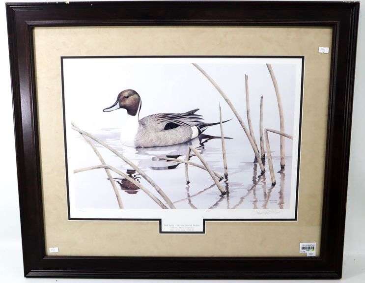 "Bull Sprig" by Sherrie Russell Meline - California Ducks Unlimited - Artist of the Year 1989-90 - Gallery Presentation - 25 x 30