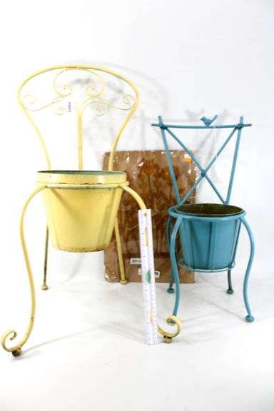 Metal Art Planters
