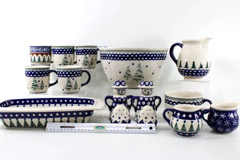 Boleslawiec Polish Pottery by B. Ziemkiewicz and Others - Hand Made in Poland Tableware and Accessories
