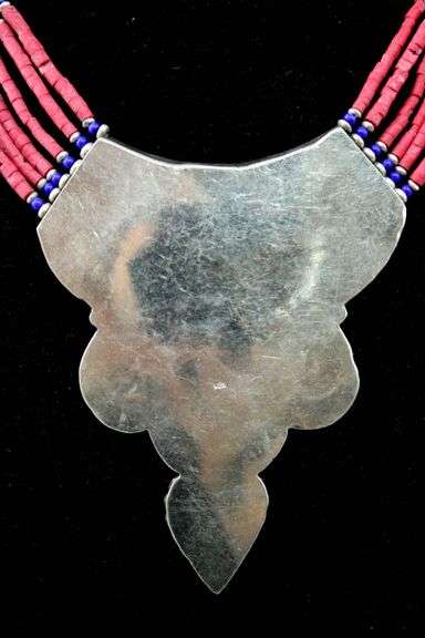 Sterling Silver, Turquoise, and Lapis, Necklace.