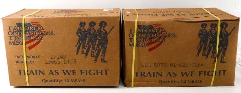 Tailored Operational Training Meals - Two Boxes of Multiple Meals Each