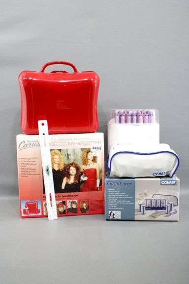 Richard Caruso Deluxe Traveler Molecular Hairsetter - and - Curl'n Carry by Conair Hair Curlers - and - Hot Sticks by Conair Hair Curlers
