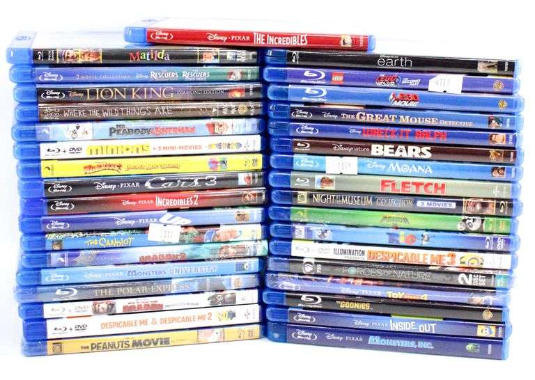Disney Blue Ray Discs and More:  Earth, Lego Movie, The Great Mouse Detective, Bears, Moana, Fletch, Night at the Museum, and More
