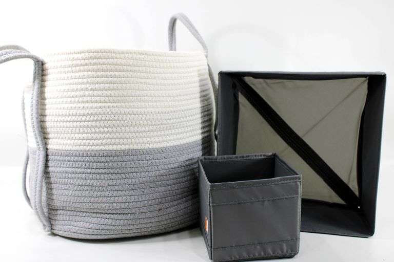 Trading Card Pages, Storage Basket and Cubes