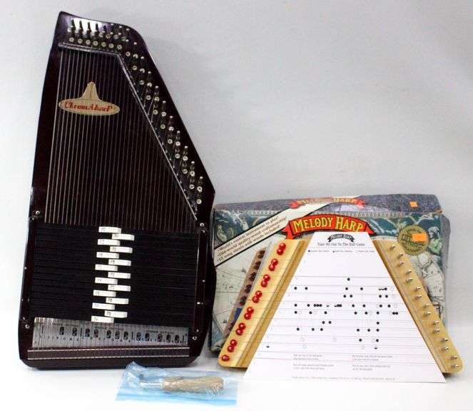 Melody Harp 1st Note by Trophy Music Co Cleveland, Ohio - and - Sekova Chrom Aharp Made in Japan