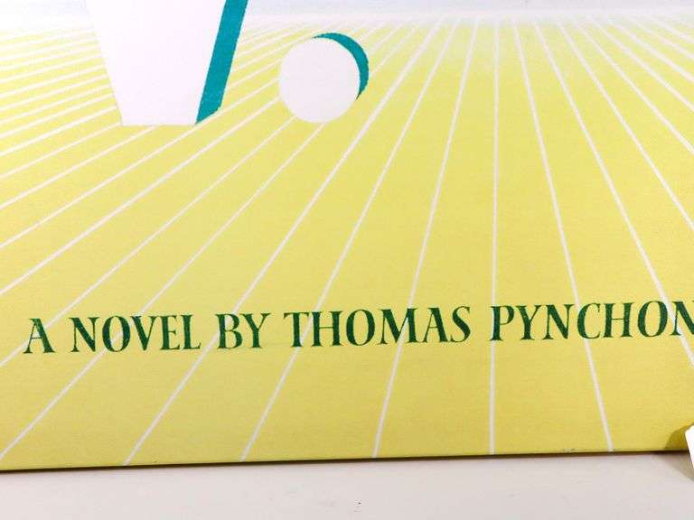 "V." by Thomas Pynchon - Book Promo Poster - 42 x 28 BACK WALL
