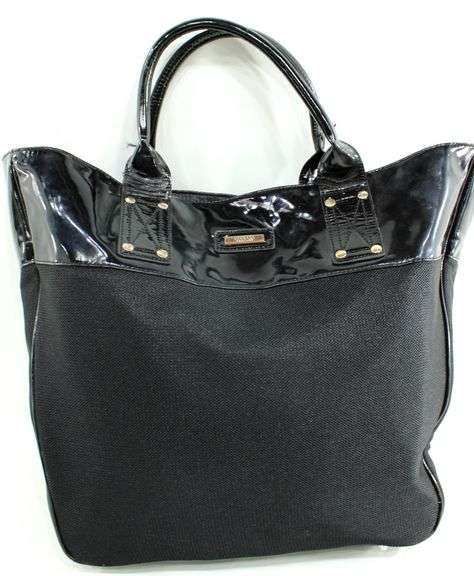Versace Perfums Large Black Tote.