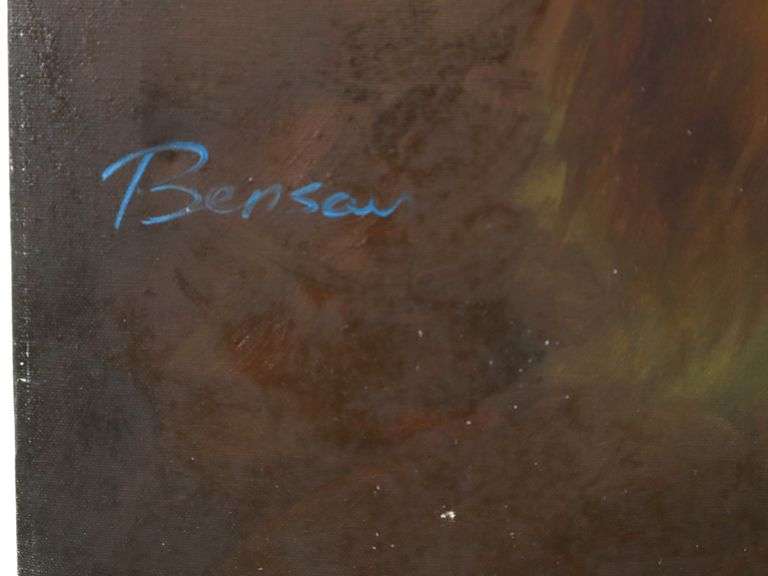 Benson "Rabbi" signed oil on canvas 24" x 20"