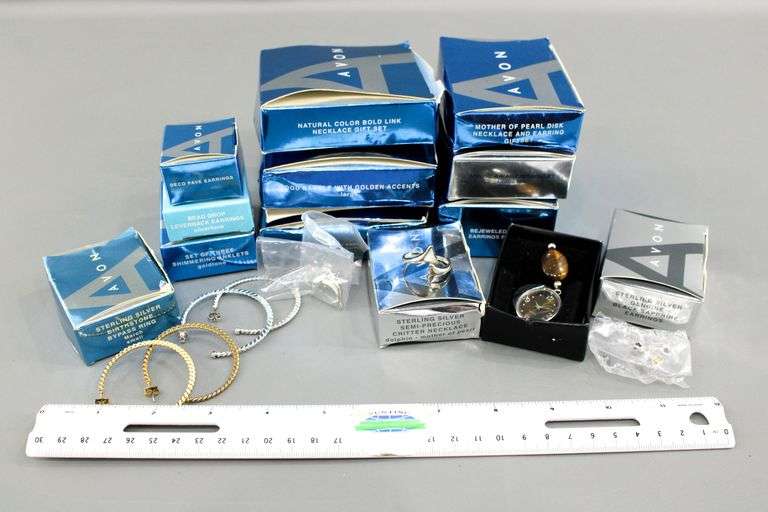Avon Jewelry Collection in the original boxes.