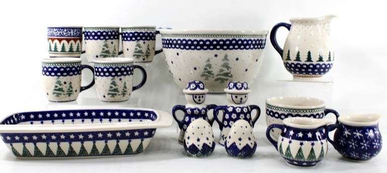 Boleslawiec Polish Pottery by B. Ziemkiewicz and Others - Hand Made in Poland Tableware and Accessories