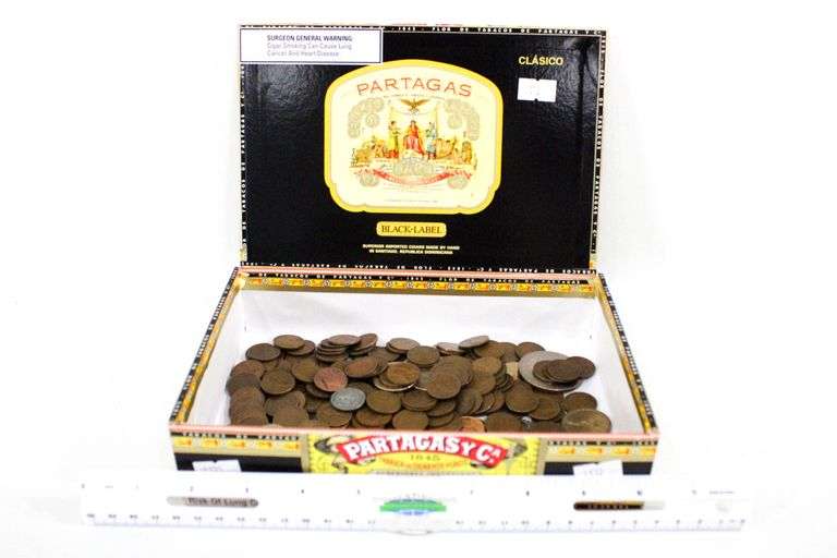 Coin Collection . Includes 300 Copper Wheat pennies , , "V" Nickels , Susan B Anthony , "GOLD" and 1976 IKE Dollars ,