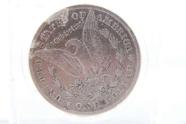1878 "CC" Morgan Silver Dollar. Marked VF20
