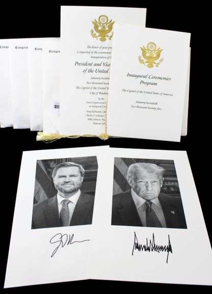 Inaugural Ceremonies January 2025 Collector Ephemera