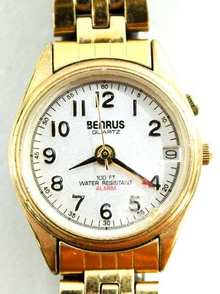 Quartz 100 Ft Water Resistant Alarm BN543088 6L 76 Japan Movt. Watch.