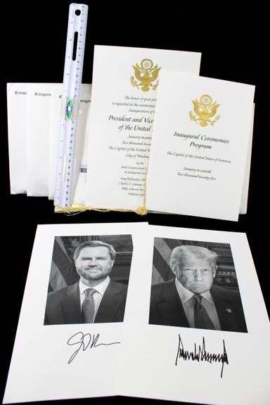 Inaugural Ceremonies January 2025 Collector Ephemera
