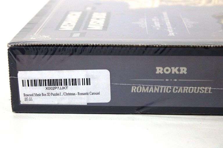 Maqueta Rokr Mechanical Music Box Chapter 111 Romantic Carousel / Rowood Music Box 3D Puzzle