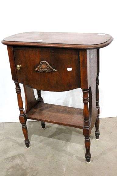 Vintage Victorian Tobacco Cabinet / Table - 22 x 11 x 25