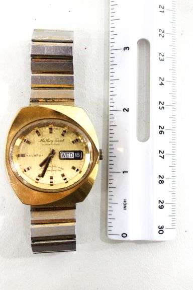 Vintage Mathey-Tissot Yellow Gold Watch