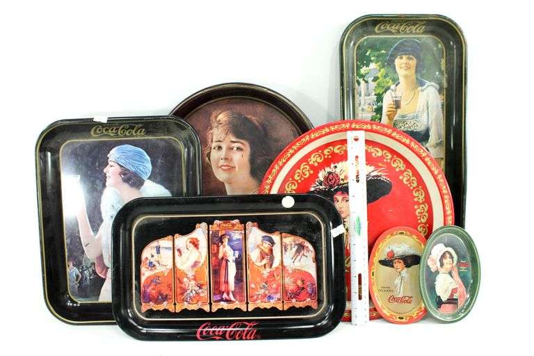 Vintage Era Design Coca-Cola Trays