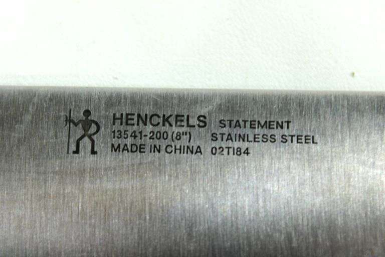 Henckels Knives with Storage Block