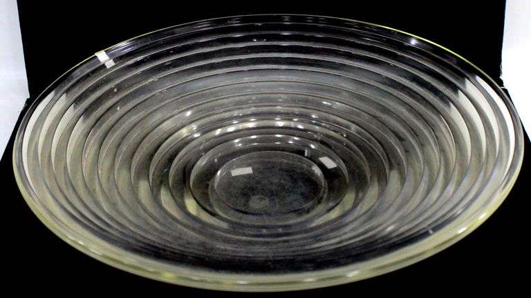 Railroad light lens , Clear ,  19" Dia ( Consigner reports )