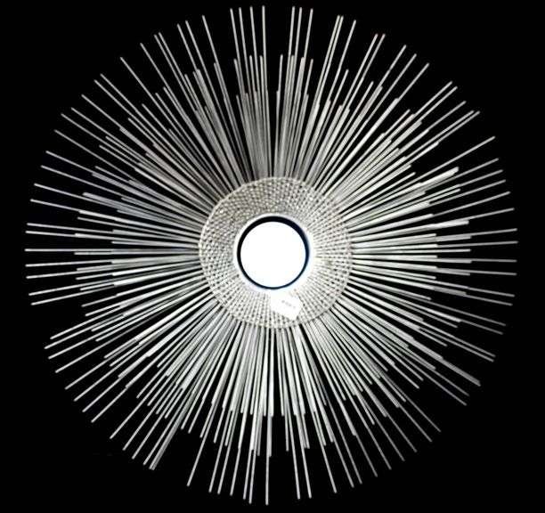 Sculptural Frame after "Astral Invert" by Palden Weinreb Wall Mirror - 36" Dia.